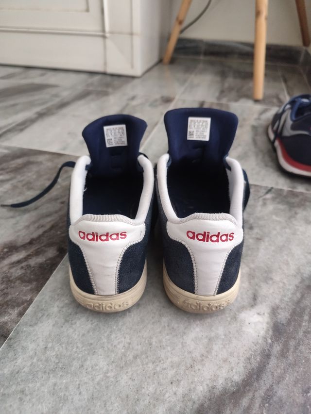 Zapatillas Adidas Neo Azul y Blanco