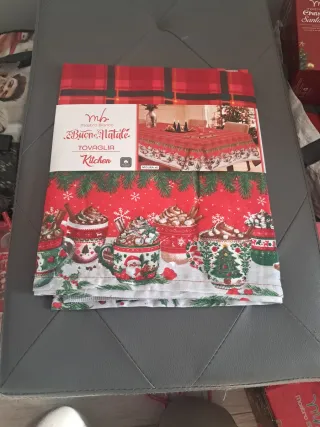 Tovaglia Natale Mastro Bianco x 6