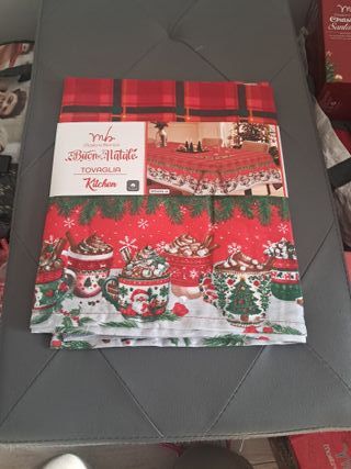 Tovaglia Natale Mastro Bianco x 6