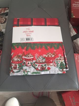 Tovaglia Natale Mastro Bianco x 6