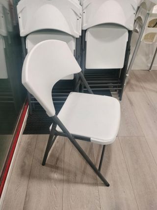 Sillas plegables Lifetime blancas