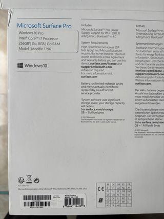 Microsoft Surface Pro con Docking, Teclado y Pen