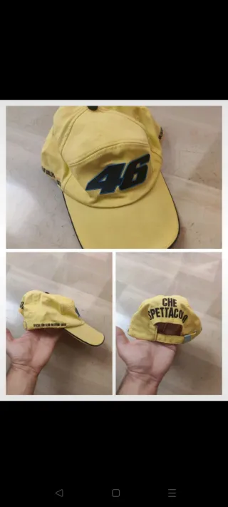Cappellino Valentino Rossi 46 Giallo