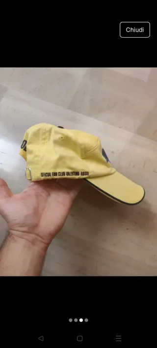 Cappellino Valentino Rossi 46 Giallo