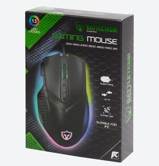 Ratón Gaming BATTLETRON RGB 7200 DPI