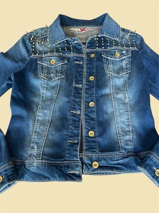 Chaqueta Vaquera Vintage Tachuelas