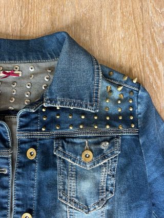 Chaqueta Vaquera Vintage Tachuelas