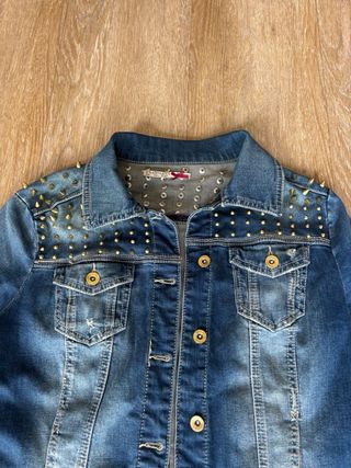 Chaqueta Vaquera Vintage Tachuelas