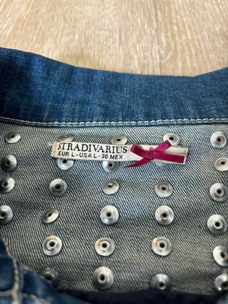 Chaqueta Vaquera Vintage Tachuelas
