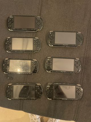 Lote 7 PSP Sony Negro 