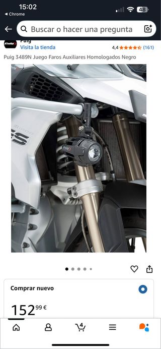 Faros Auxiliares Moto Puig Homologados