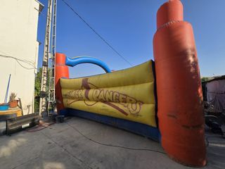 Castillo hinchable Power Rangers