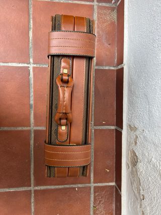 Maletín vintage R. cuero rígido