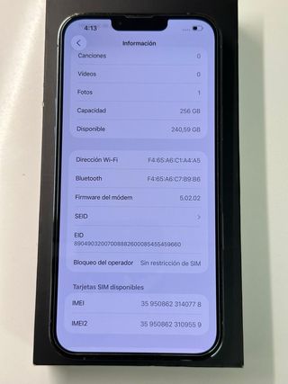 iPhone 13 Pro Max 256GB Azul Sierra