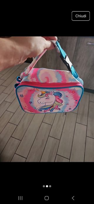 Portamerenda unicorno