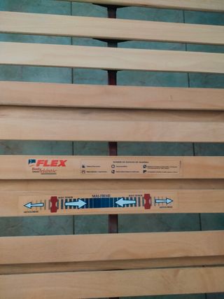 Somier 135 cm Flex Body elástic.