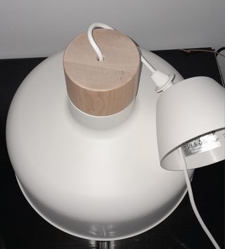 Lámpara Bunkeflo Ikea Madera Blanca