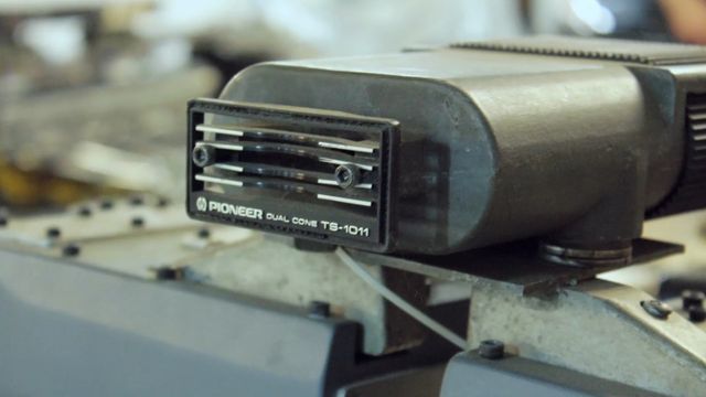 Pieza original del Delorean de Regreso al Futuro