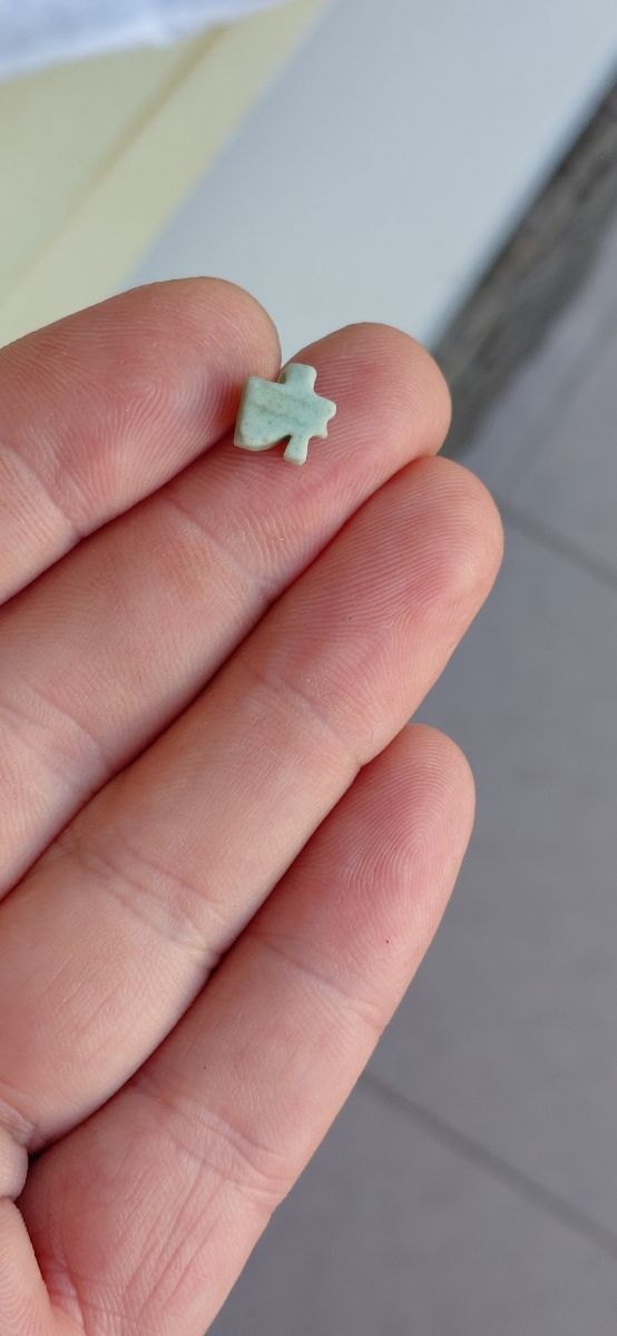 Amuleto Egipcio Original Udjat en Fayenza 300 AC