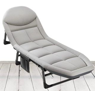Cama Plegable Camping Gris