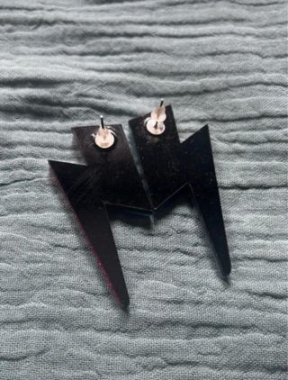 Pendientes Rayo Estilo Bowie