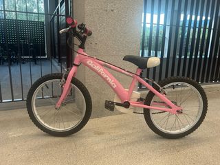 Bicicleta infantil rosa 6-8 años