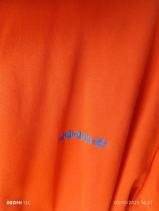 Chaqueta Adidas Originals Naranja y Azul