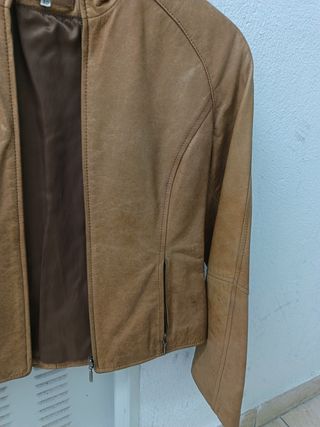 Chaqueta de cuero KLAVE mujer talla L