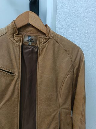 Chaqueta de cuero KLAVE mujer talla L