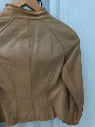 Chaqueta de cuero KLAVE mujer talla L