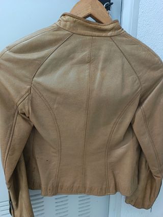 Chaqueta de cuero KLAVE mujer talla L