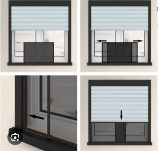Mosquitera extensible negra 193x75 cm