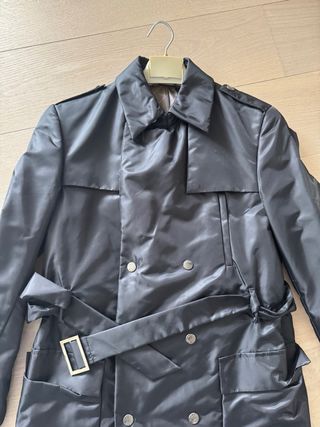 Trench uomo nero