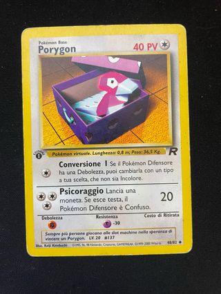 Porygon 48/82 Team Rocket Pokemon TCG - Ita  1ed