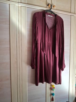Vestido estampado entretiempo