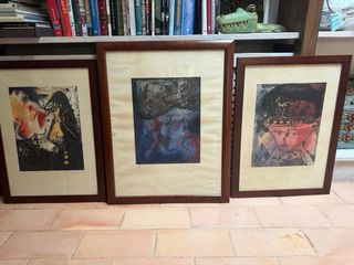 3 Litografías de Modest Cuixart