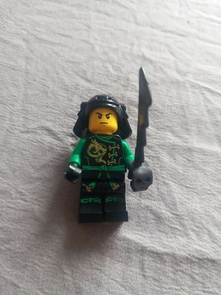 Minifigure Lego Ninjago Samurai Verde