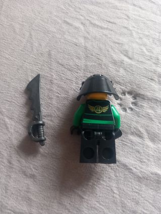 Minifigure Lego Ninjago Samurai Verde