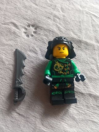 Minifigure Lego Ninjago Samurai Verde