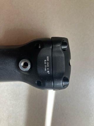 Manillar y potencia de bicicleta
