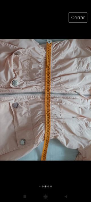 Chubasquero mujer talla S