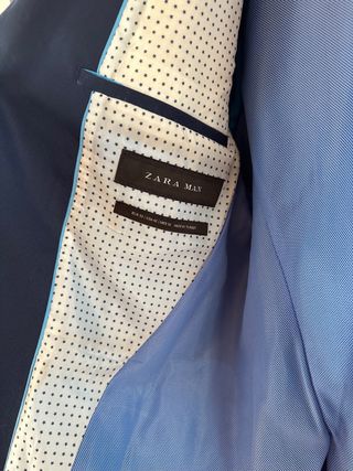 Blazer Azul Marino Zara Man Elegante