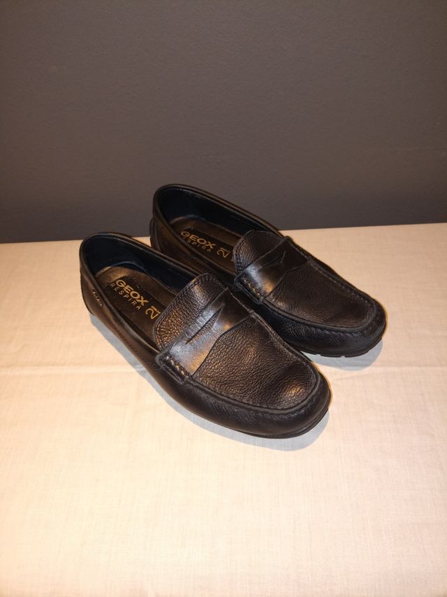 - Zapatos Geox Negros Clásicos .! ORIGINALES .!!!