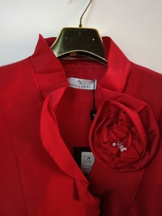 Chaqueta Bolero Sonia Peña Roja 