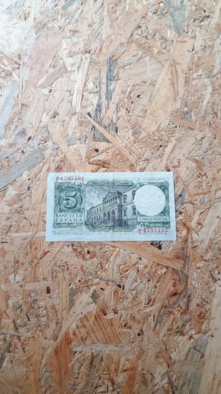 Billete 5 Pesetas España 1954