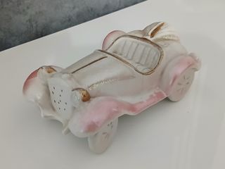 Statuetta Ceramica Capodimonte Auto D'epoca