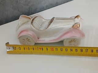 Statuetta Ceramica Capodimonte Auto D'epoca