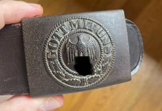 Cinturone tedesco WEHRMACHT ORIGINAL WW2 COMPLETO 