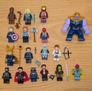 Figuras compatibles. Avengers y Superhéroes Marvel