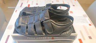 Sandalias de hombre negras